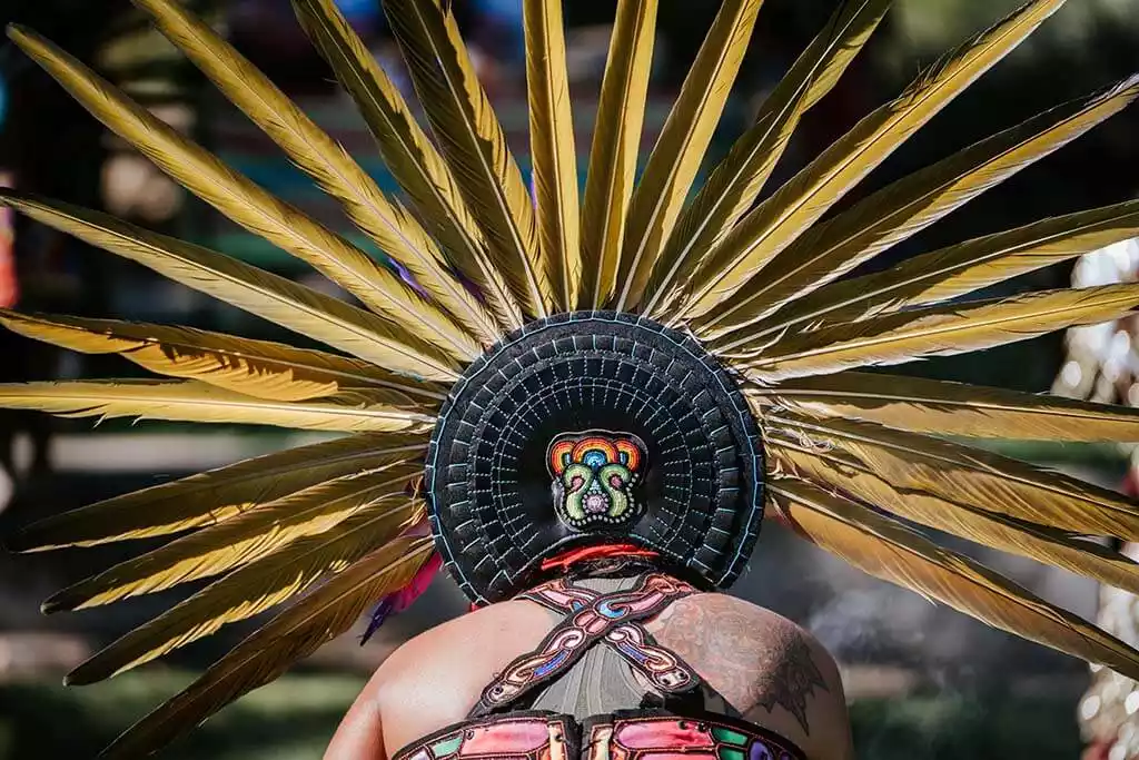 Product Photography Back Of Head Mayan Aztec