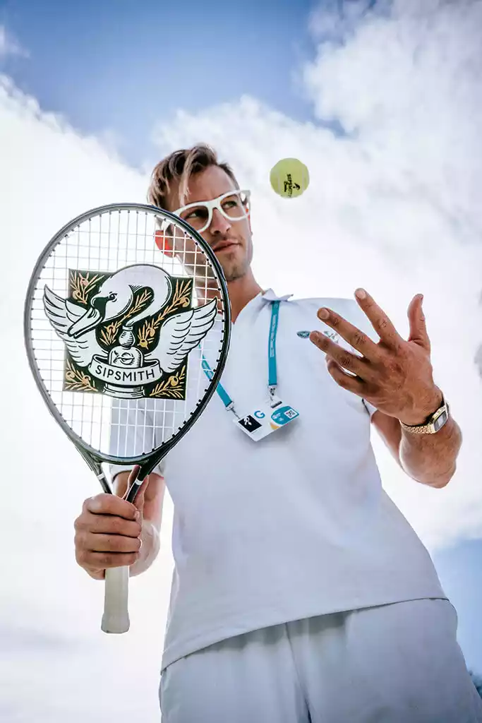 Sipsmith Tennis Photography Racket Male